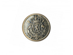 Bouton armoiries métal