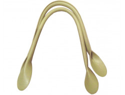 Poignées de sac beige 60 cm