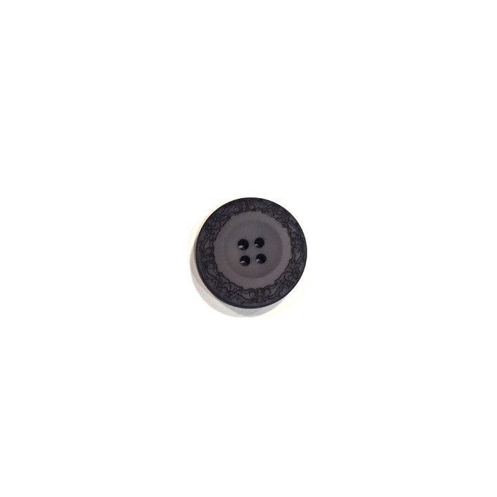 Bouton classique - arabesque denim  - 2