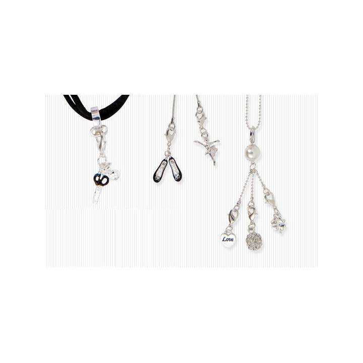 Pendentif Clip argent  - 4