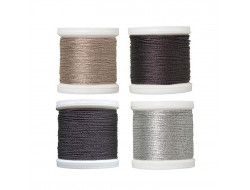 Fil metallic N°4 - Mèche de 8 brins