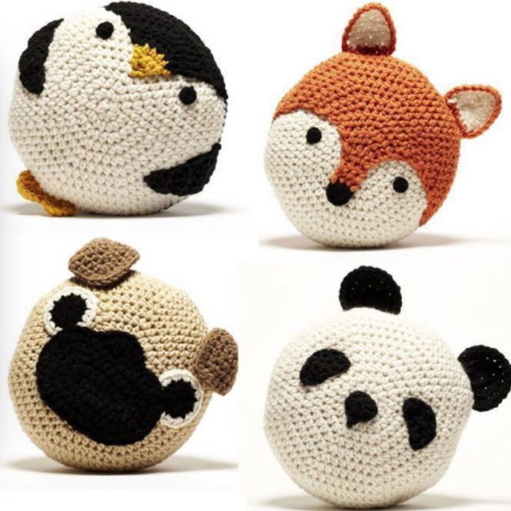 Kit Crochet Animal Buddy Katia Mercerie Floriane