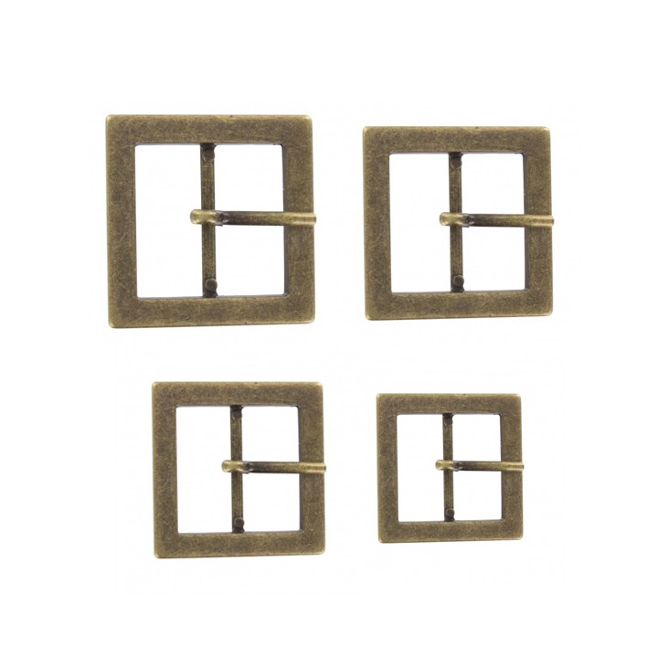 Boucle de ceinture métal bronze de 10 mm à 30 mm  - 2