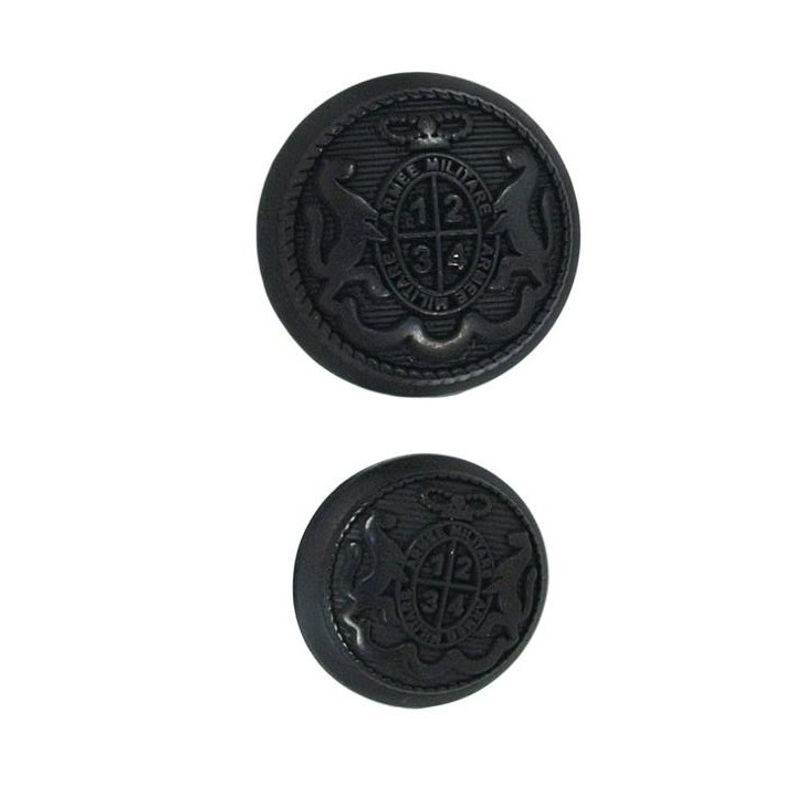 Bouton métal - armoiries  - 3