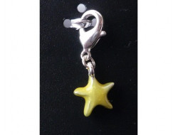 Pendentif étoile jaune