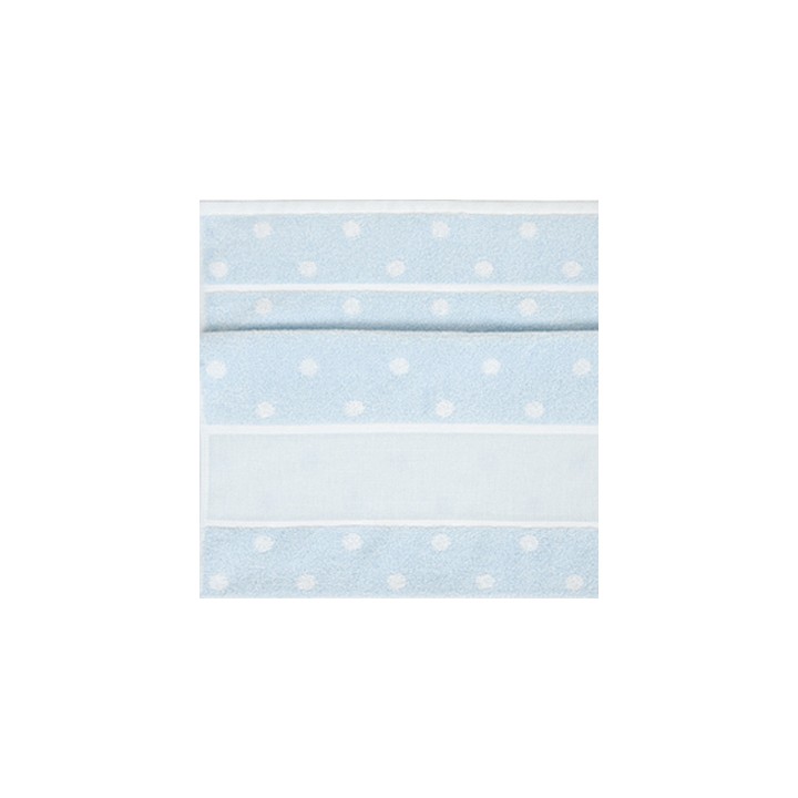 Serviette de toilette bleu ciel à pois RICO Rico Design - 4