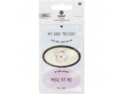 Kit autocollants pour savon, Funny - 4 feuilles