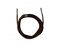 Lacets rond fin - Marron foncé 60 cm - FAMACO  - 1
