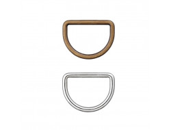 Demi anneaux bronze ou nickel - Plusieurs tailles