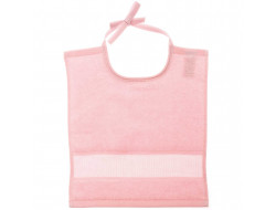 Bavoir rose à broder - Rico Rico Design - 1
