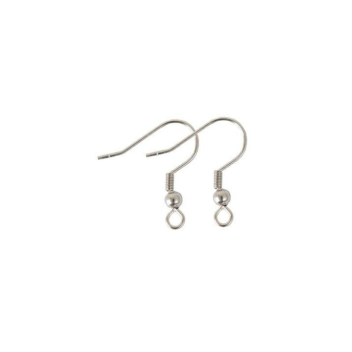 Fil de boucle d'oreille acier affiné Rico Design - 1