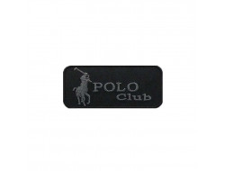 Écusson thermocollant Polo noir  - 2