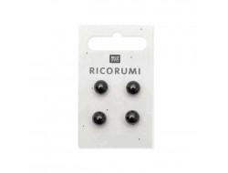 Bouton œil peluche - 8.5 mm