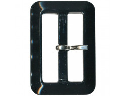 Boucle de ceinture noire 40 mm