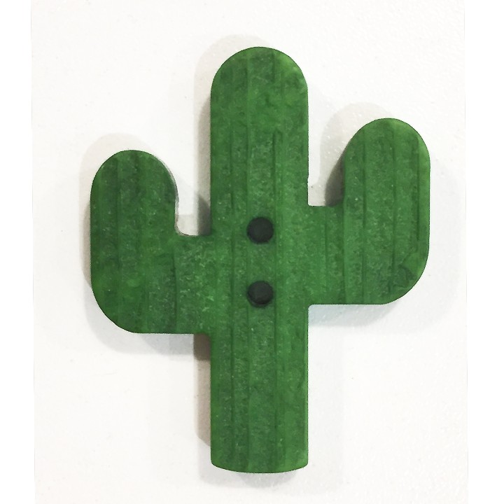 Bouton fantaisie - Cactus  - 1