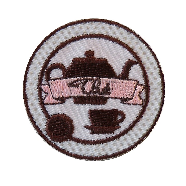 Écusson thermocollant - thé  - 2