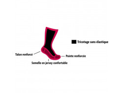 Chaussettes Fil d'Ecosse unies Non comprimantes