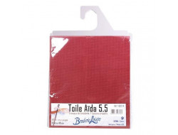 Coupon toile à broder aïda - 100% coton  - 4