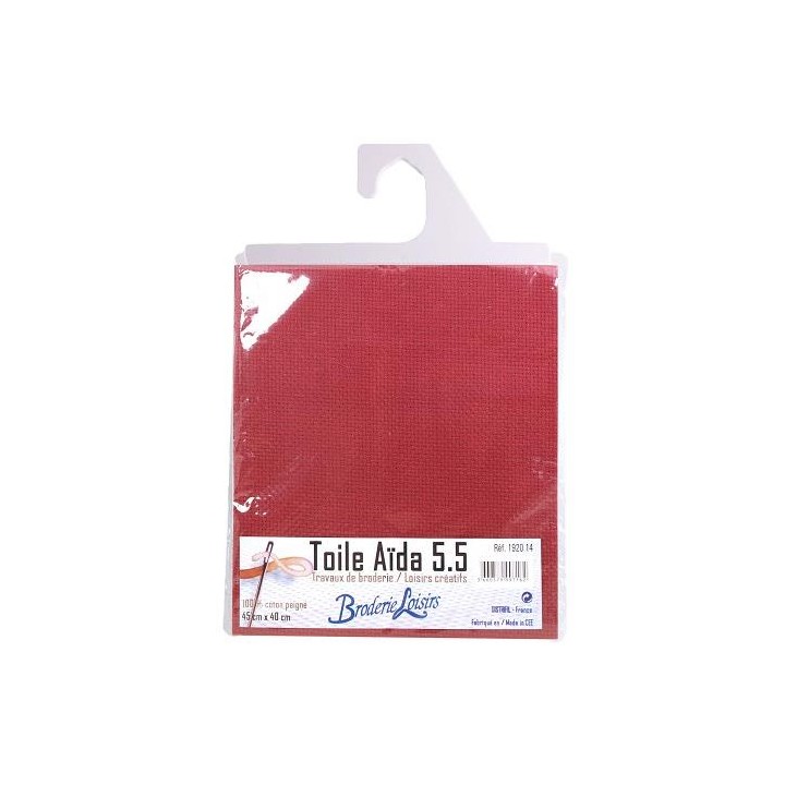 Coupon toile à broder aïda - 100% coton  - 4
