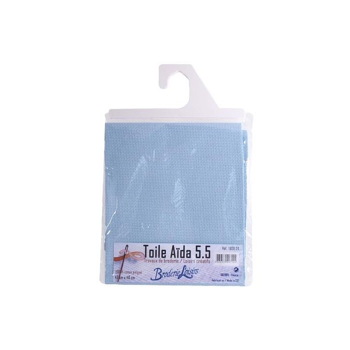 Coupon toile à broder aïda - 100% coton  - 6