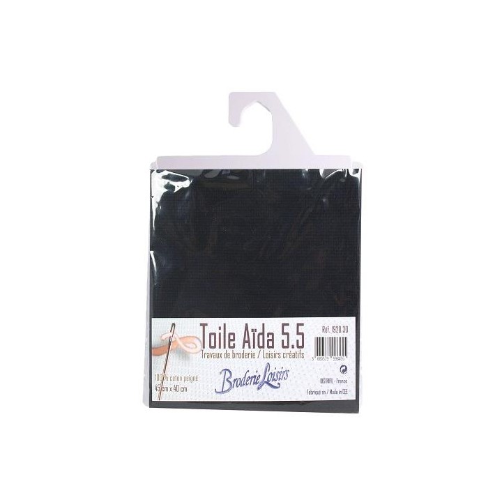 Coupon toile à broder aïda - 100% coton  - 8