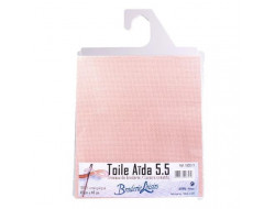 Coupon toile à broder aïda - 100% coton  - 9
