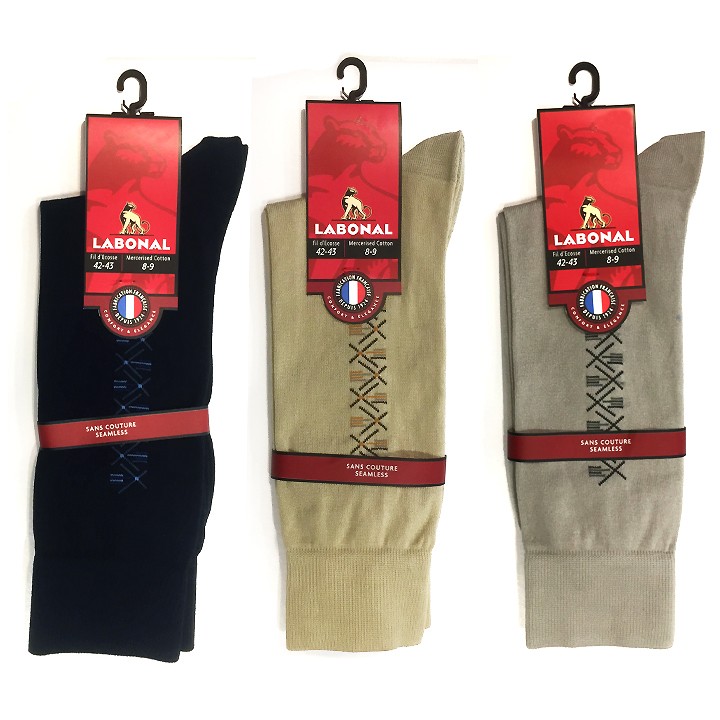 Chaussettes - Motifs géométriques - Sans couture  - 1