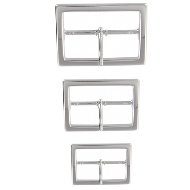 Boucle de ceinture métal - Argent de 48 mm à 72 mm  - 3