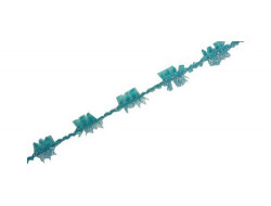 Ruban fil lurex bleu turquoise
