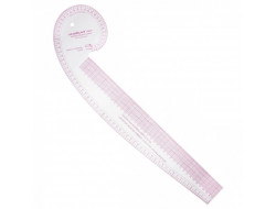 Règle courbe de couture