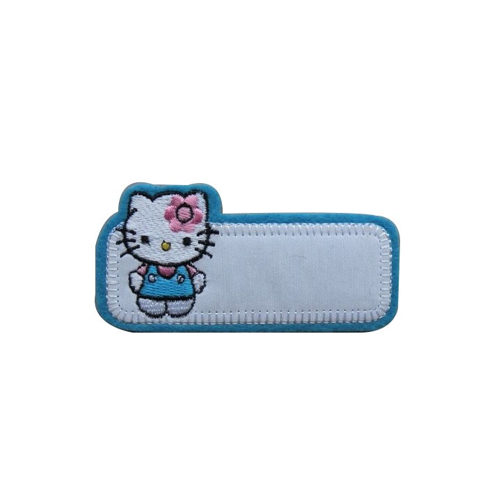 Ecusson thermocollant Hello Kitty bleu  - 2