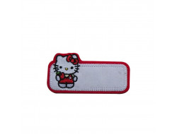 Ecusson thermocollant Hello Kitty rouge