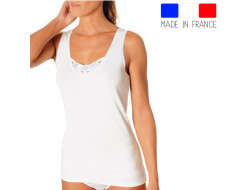 Chemise sans manches 100% coton -  ACHEL