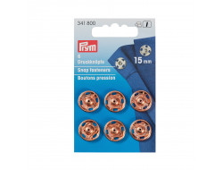 Boutons pression - rose gold