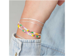Kit Brick Stitch - Bracelet multicouleur