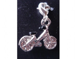 Pendentif bicyclette argent