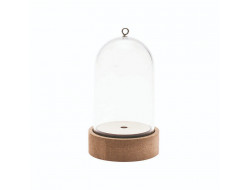 Cloche de décoration avec socle Petit modèle