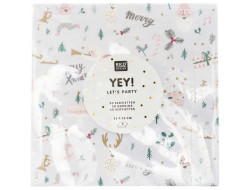Serviettes de table en papier Rico Design