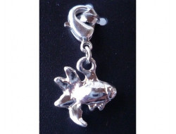 Pendentif poisson argent