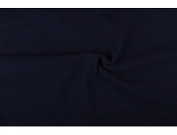 Tissu laine bouillie bleu marine