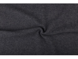 Tissu laine bouillie gris