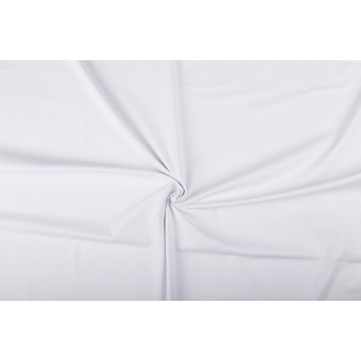 Tissu jersey Blanc  - 1