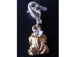 Pendentif grenouille or