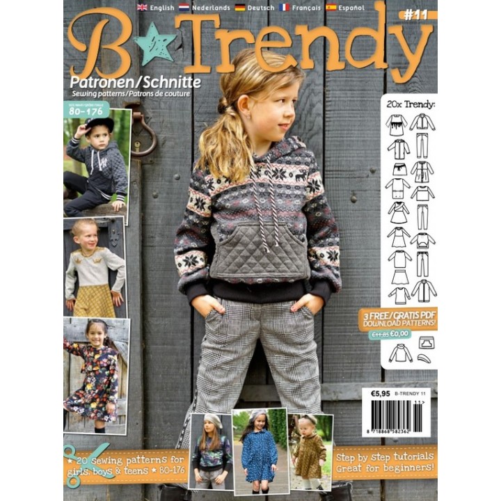 B Trendy 11, patrons de couture pour les enfants  - 1