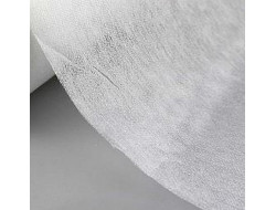 Entoilage non tissé thermocollant très fin blanc
