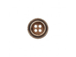Boutons polyester marron
