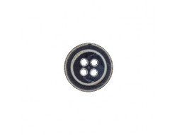 Boutons polyester marine  - 1