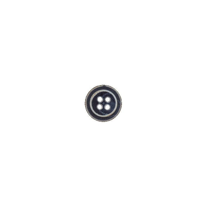 Boutons polyester marine  - 1