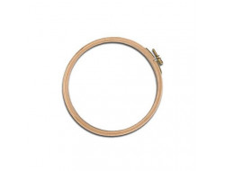Tambour à broder (ou cercle) en bois  - 1