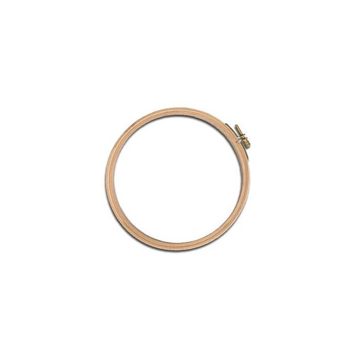 Tambour à broder (ou cercle) en bois  - 1